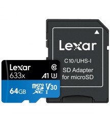 LEXAR SCHEDA MICRO SD 64GB...